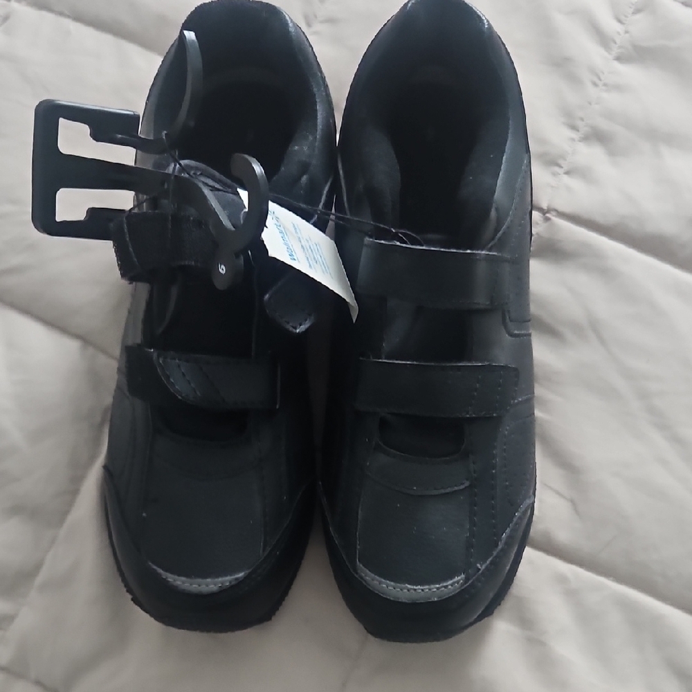 Black Velcro Sneakers